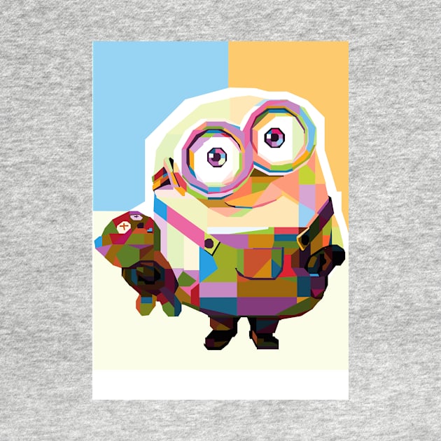 BOB MINIONS WPAP POP ART by wpapkoo